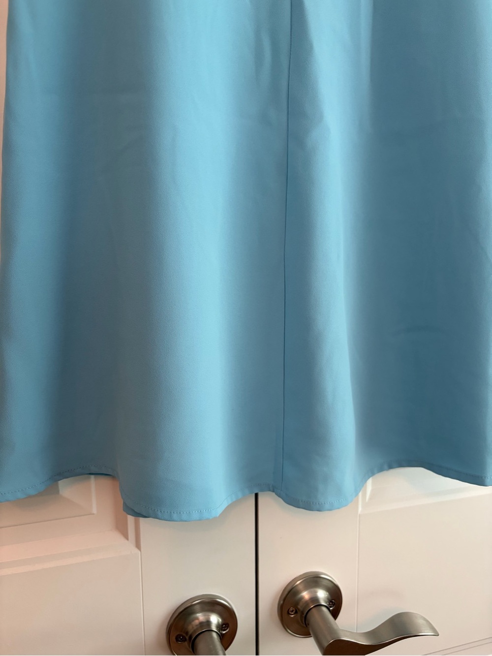 Amanda Uprichard Diana Light Blue Shift Mini Dress Women's Size Small - Picture 3 of 10